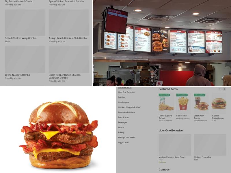 Wendy's Menu