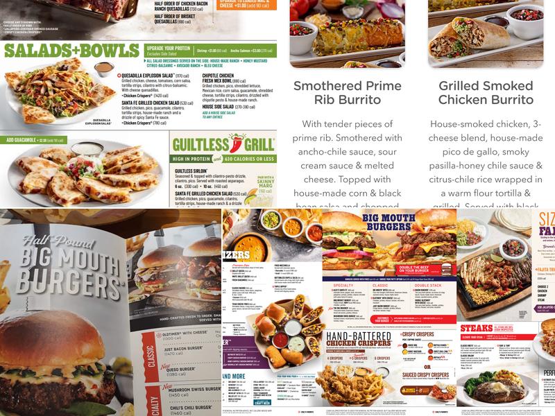 Chili's Grill & Bar Menu