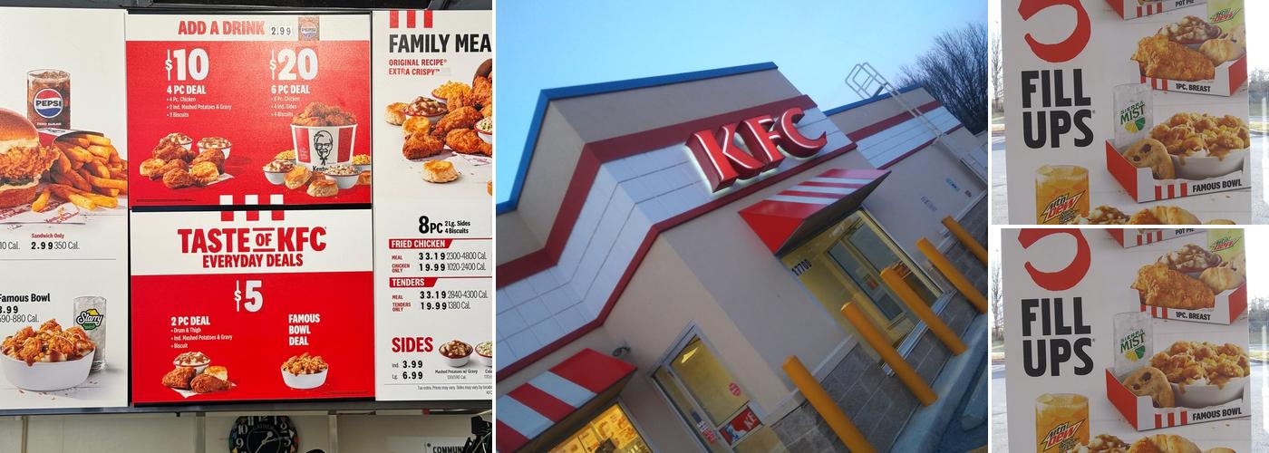 KFC Menu