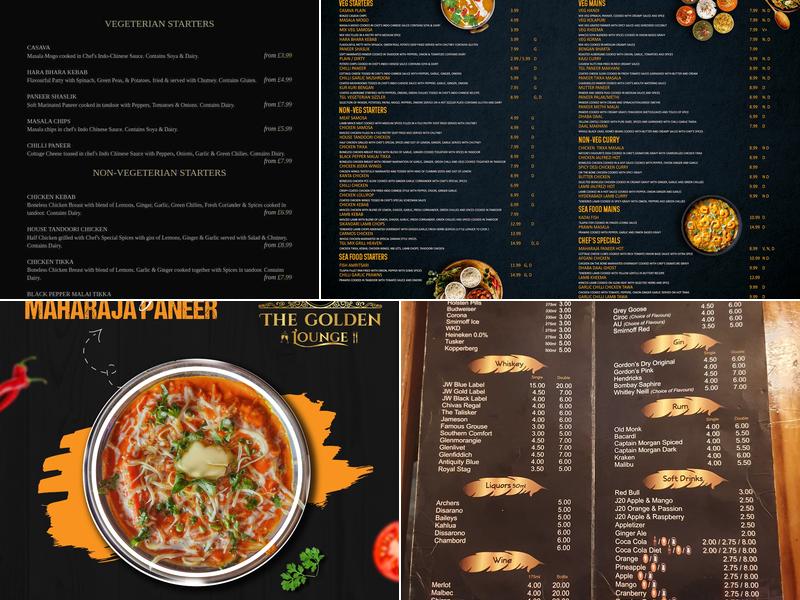 THE GOLDEN LOUNGE Menu