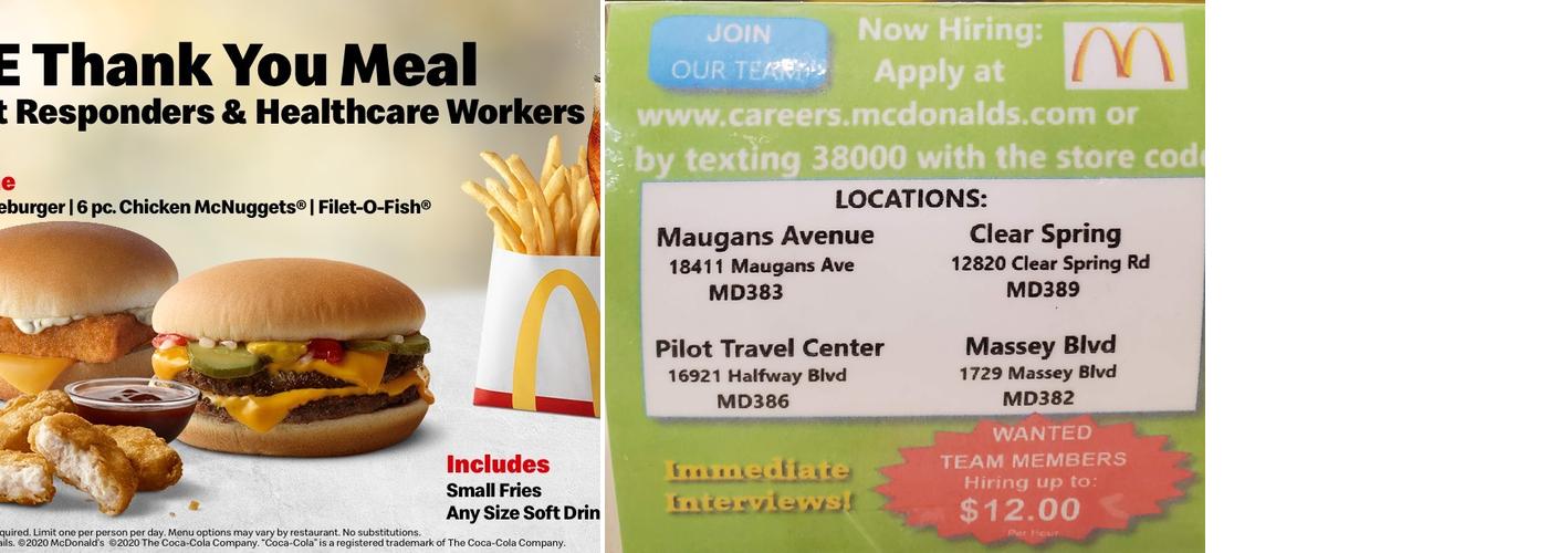 McDonald's Menu
