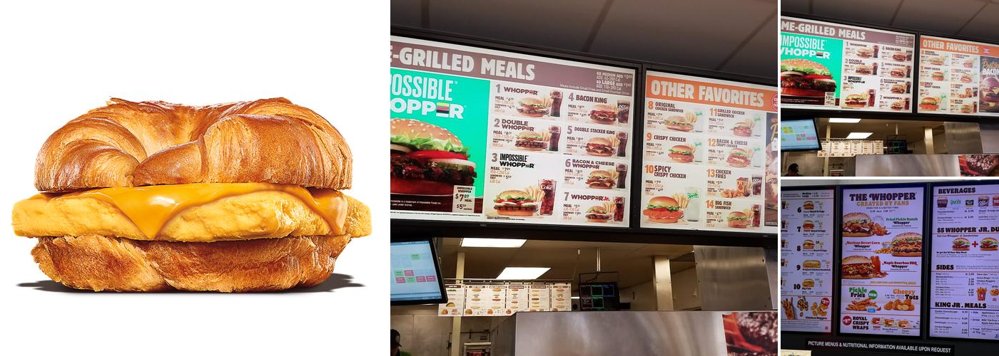 Burger King Menu