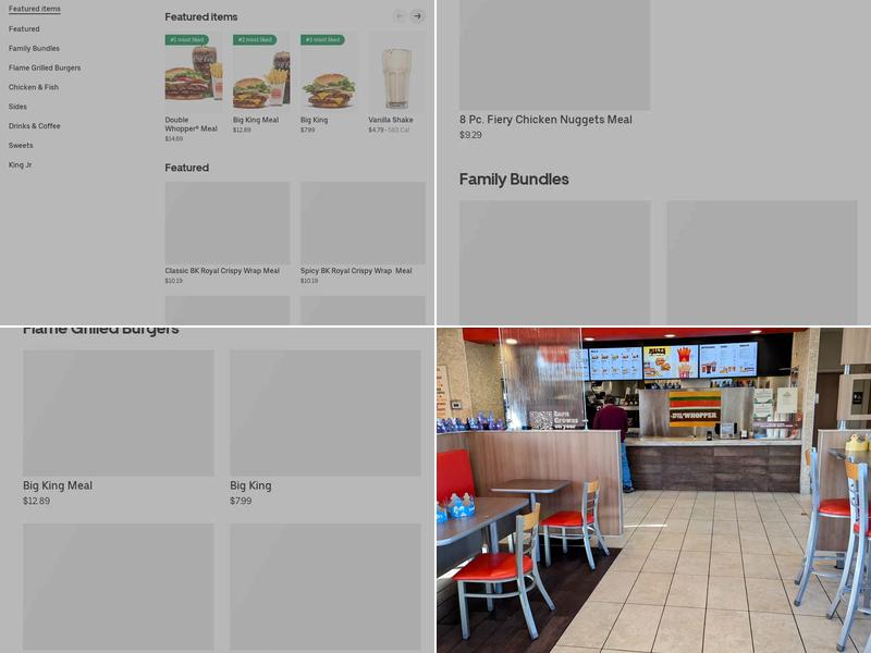 Burger King Menu