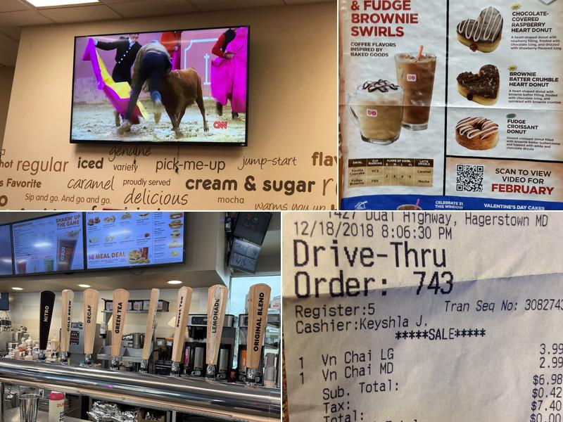 Dunkin' Menu