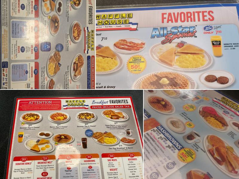 Waffle House Menu