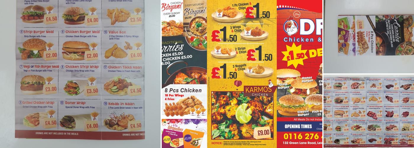 DFC Chicken Grill Leicester Menu