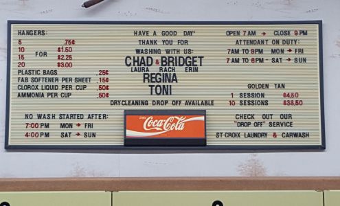 St Croix Laundry & Carwash Laundromat-Tanning