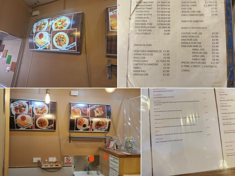 Aavkar Pani Puri Menu