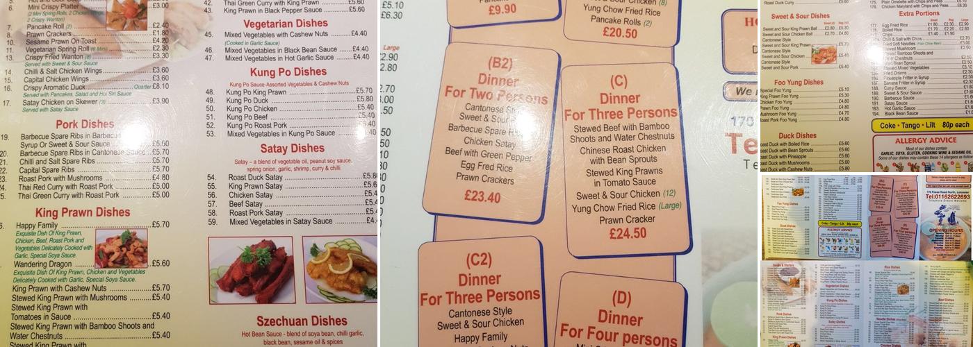 Chung's Kitchen Menu