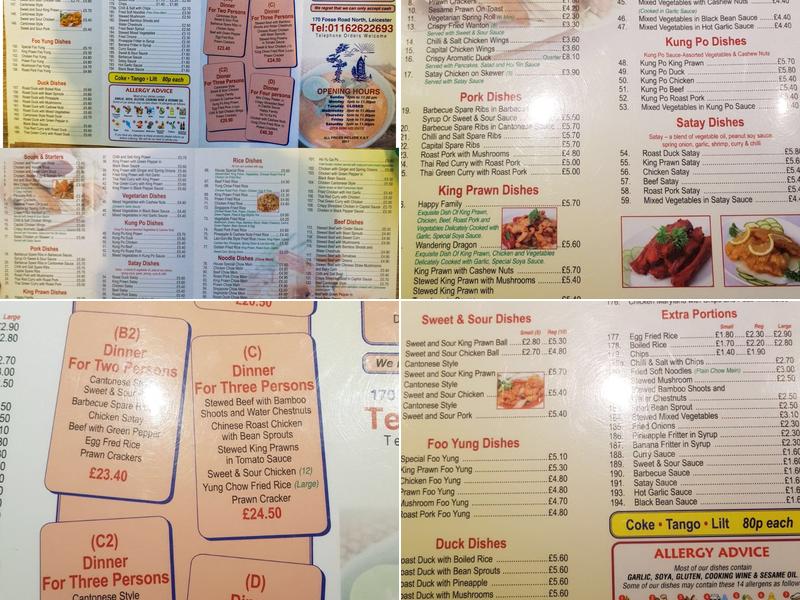 Chung's Kitchen Menu