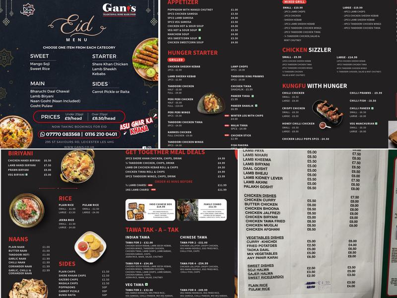 GANIS - Asli Gar Ka Khana Menu