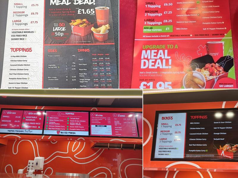 Chopstix - Leicester Menu