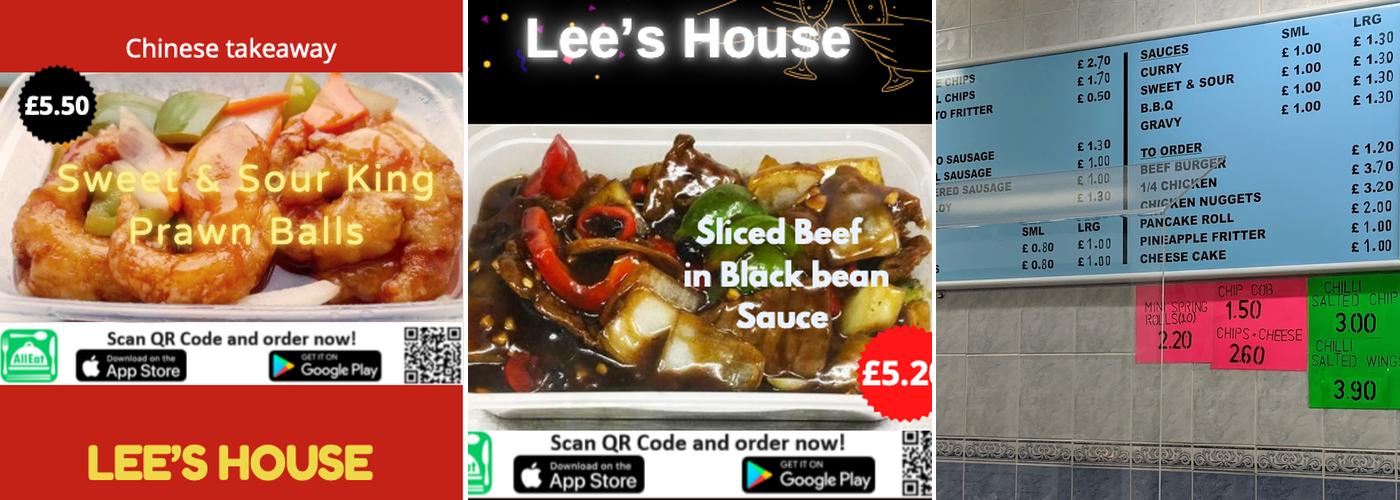 Lee's House Menu