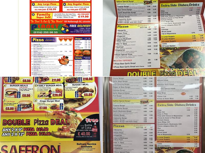 Saffron Kebab House Menu
