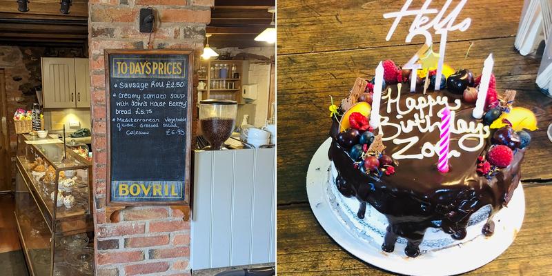 The Farmer's Den - Tea Shop Menu