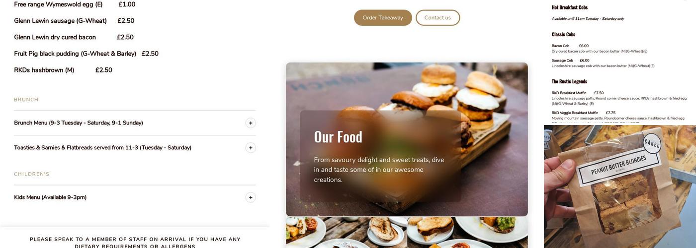 Rustic Kitchen & Deli Menu