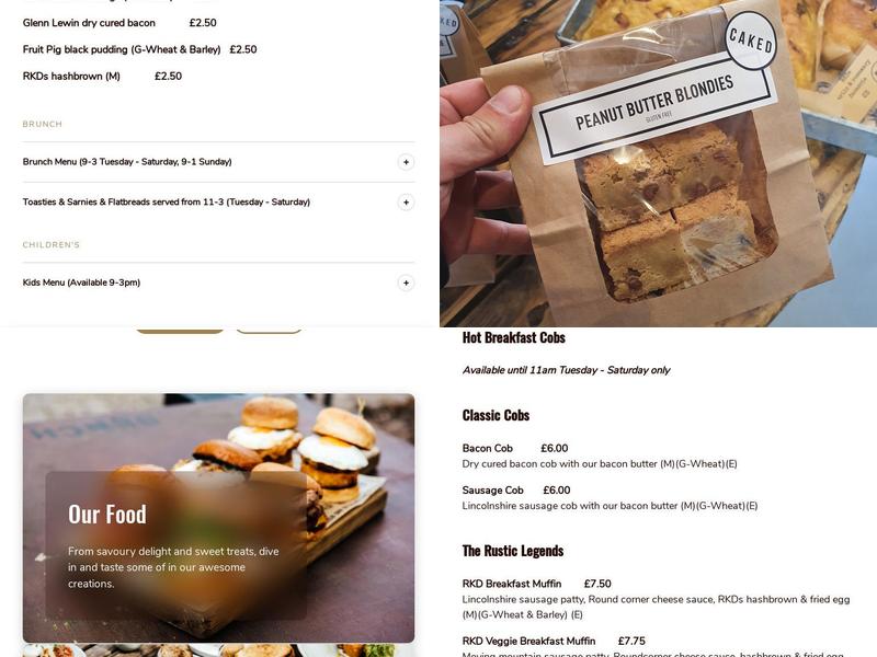 Rustic Kitchen & Deli Menu