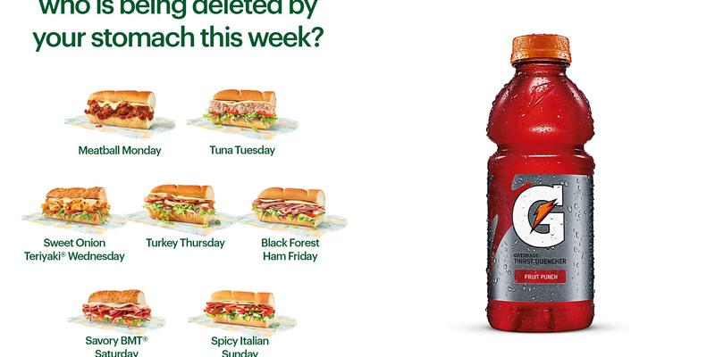 Subway Menu