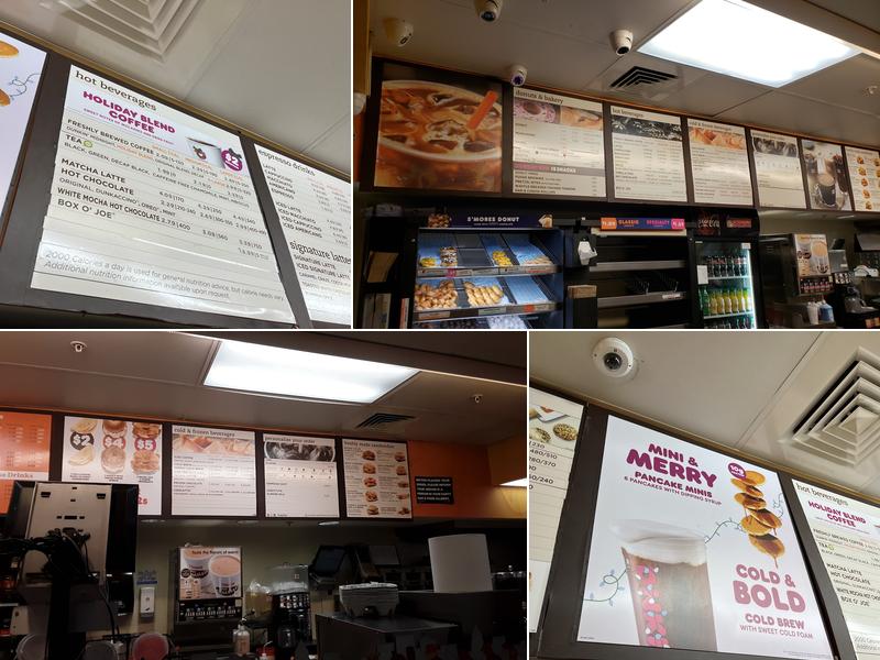 Dunkin' Menu