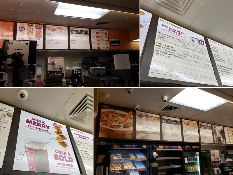 Dunkin' Menu