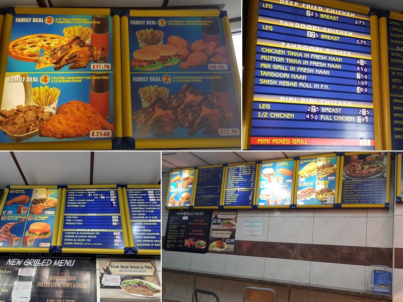 Mohammad's Halal Fish & Chips Menu