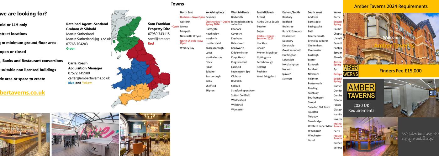 George & Dragon Menu