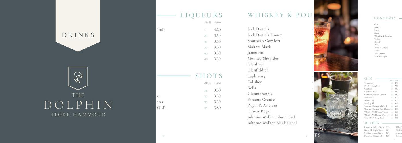 The Dolphin Pub Menu