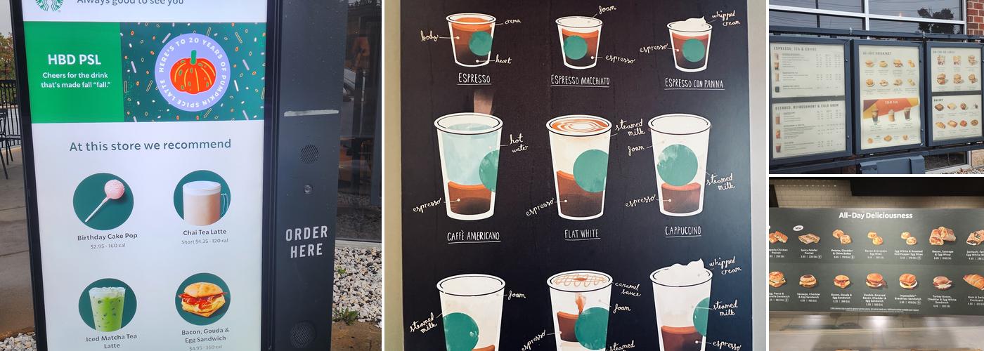 Starbucks Menu