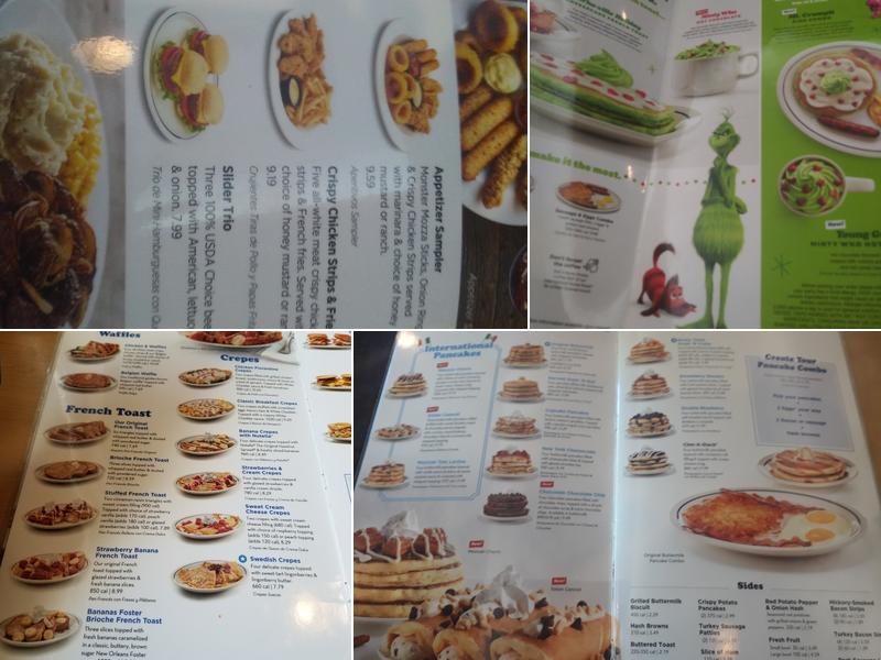 IHOP Menu
