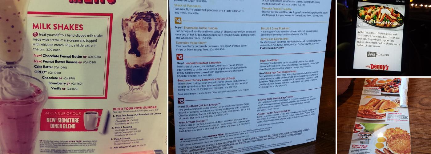 Denny's Menu