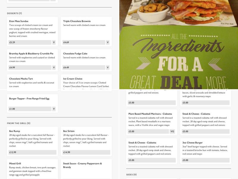 The Old Rectory Menu