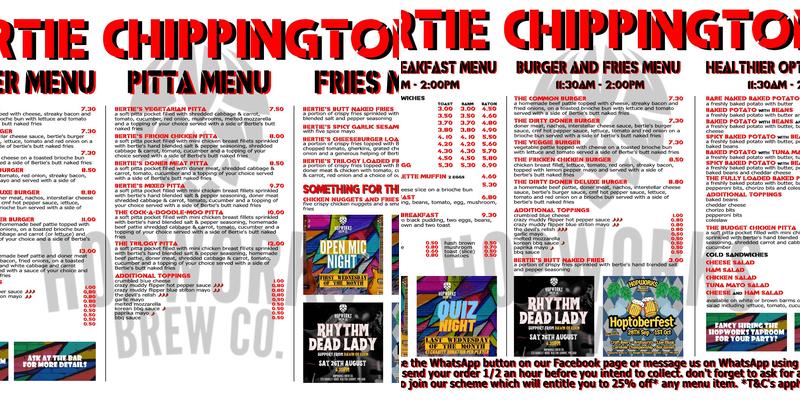 HOPWORKS BREW CO. Menu