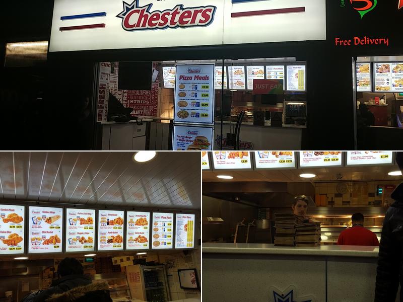 Chesters Chicken Menu
