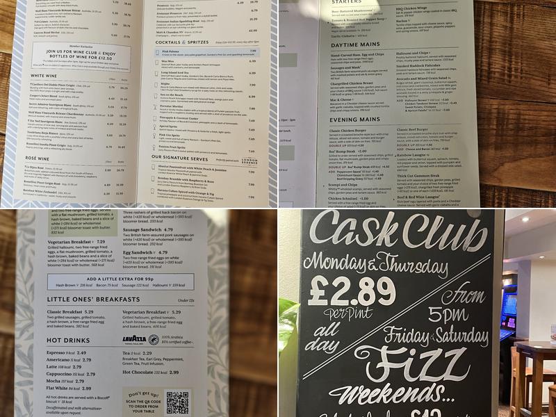 The Bowling Green Menu