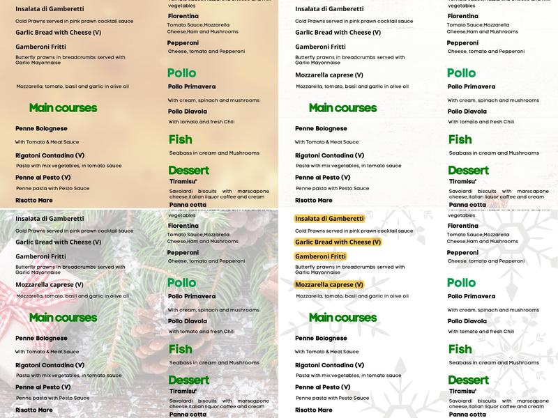 Lombard Chinese Takeaway Menu