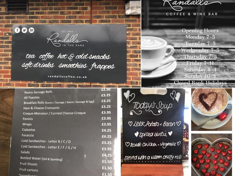 Randall's Coffee & Wine Menu