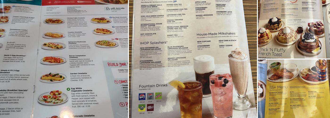 IHOP Menu