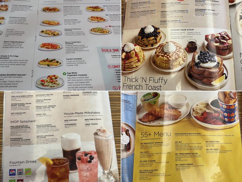 IHOP Menu