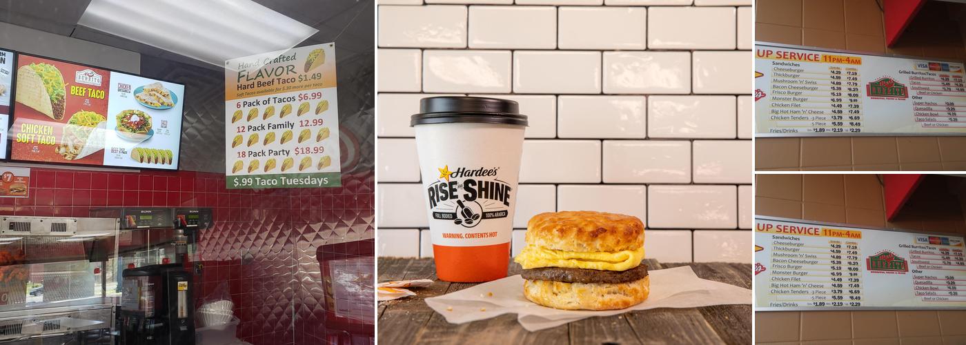 Hardee's Menu