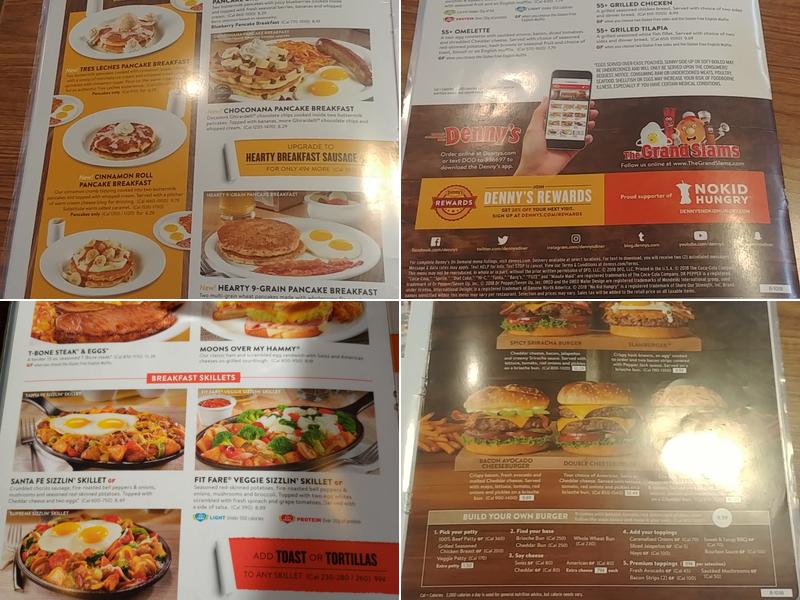 Denny's Menu