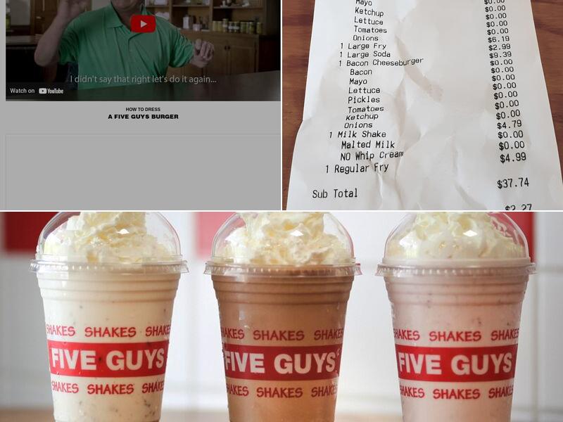 Five Guys Menu