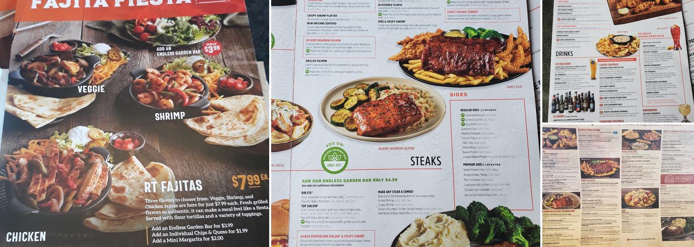 Ruby Tuesday Menu