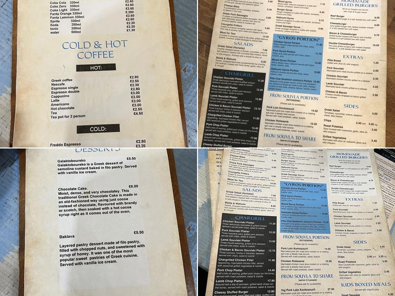 The greek brothers lincoln Menu