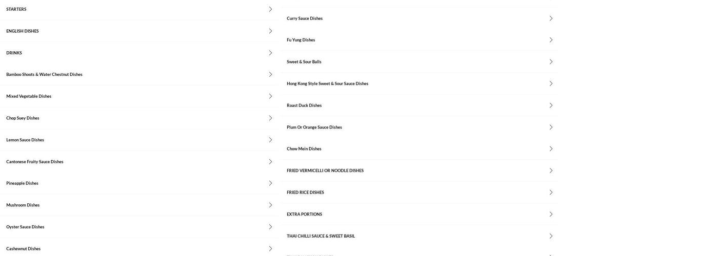 HARTSHOLME PARK Chinese Takeaway Menu