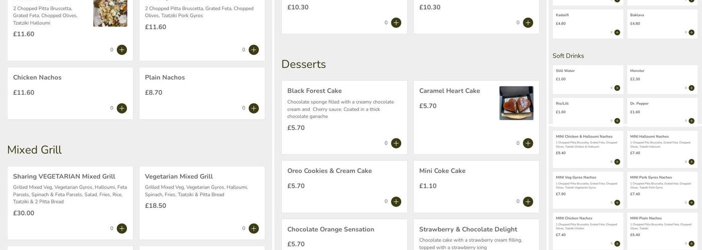 Greek2me takeaway Nettleham Menu