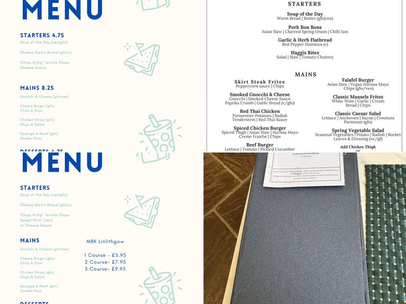 Mason Belles Kitchen Menu