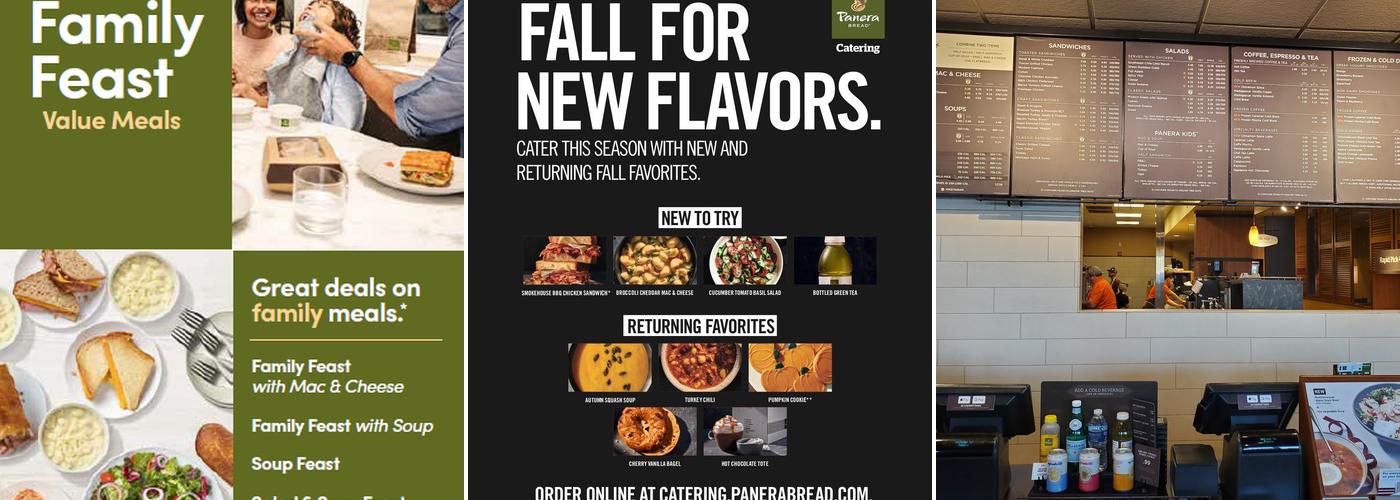 Panera Bread Menu