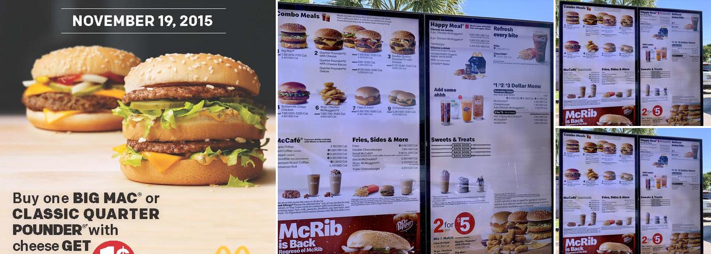 McDonald's Menu