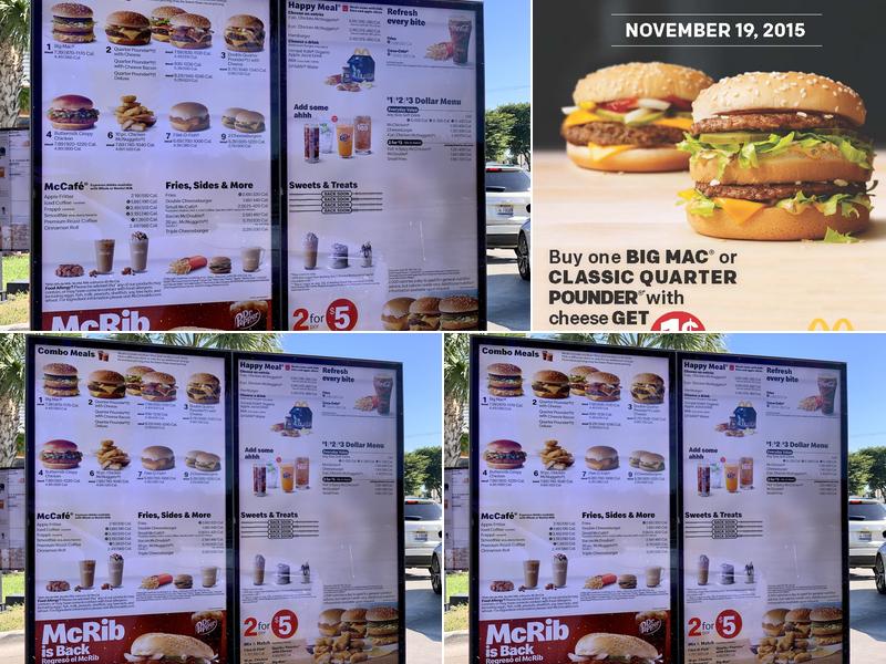 McDonald's Menu