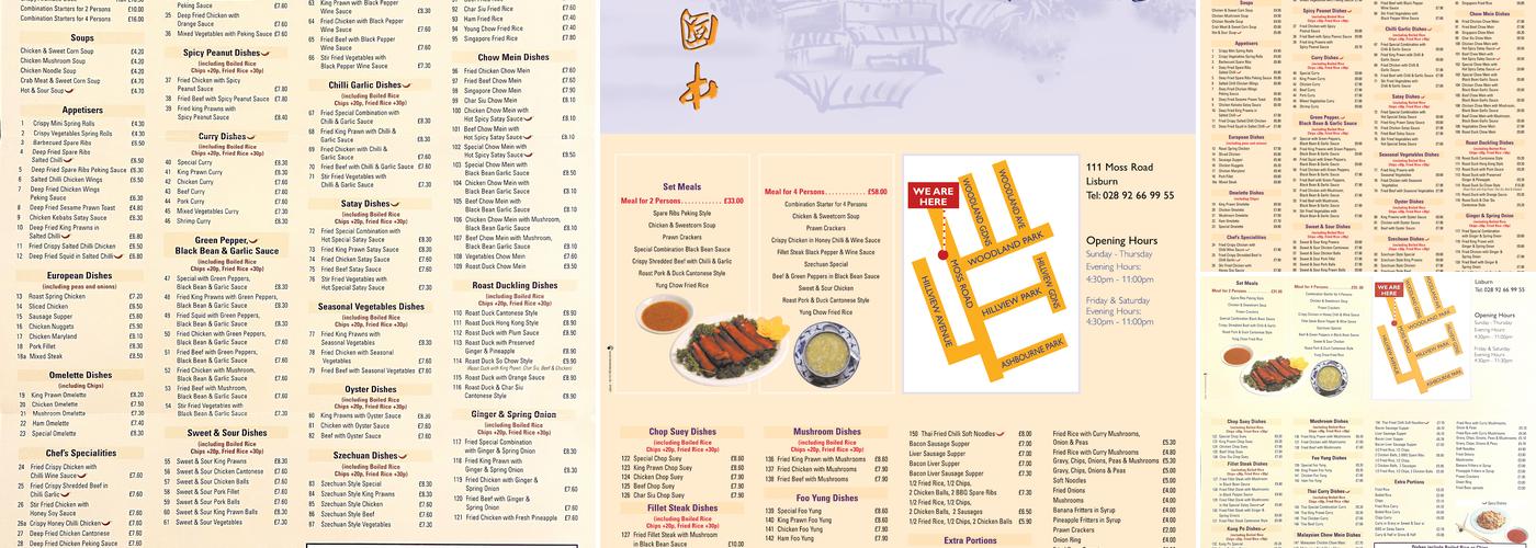 China Inn Menu